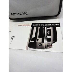Nissan 2005 Armada Owners Manual Set Grey Excellent Case Reference Guide